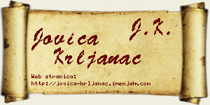 Jovica Krljanac vizit kartica